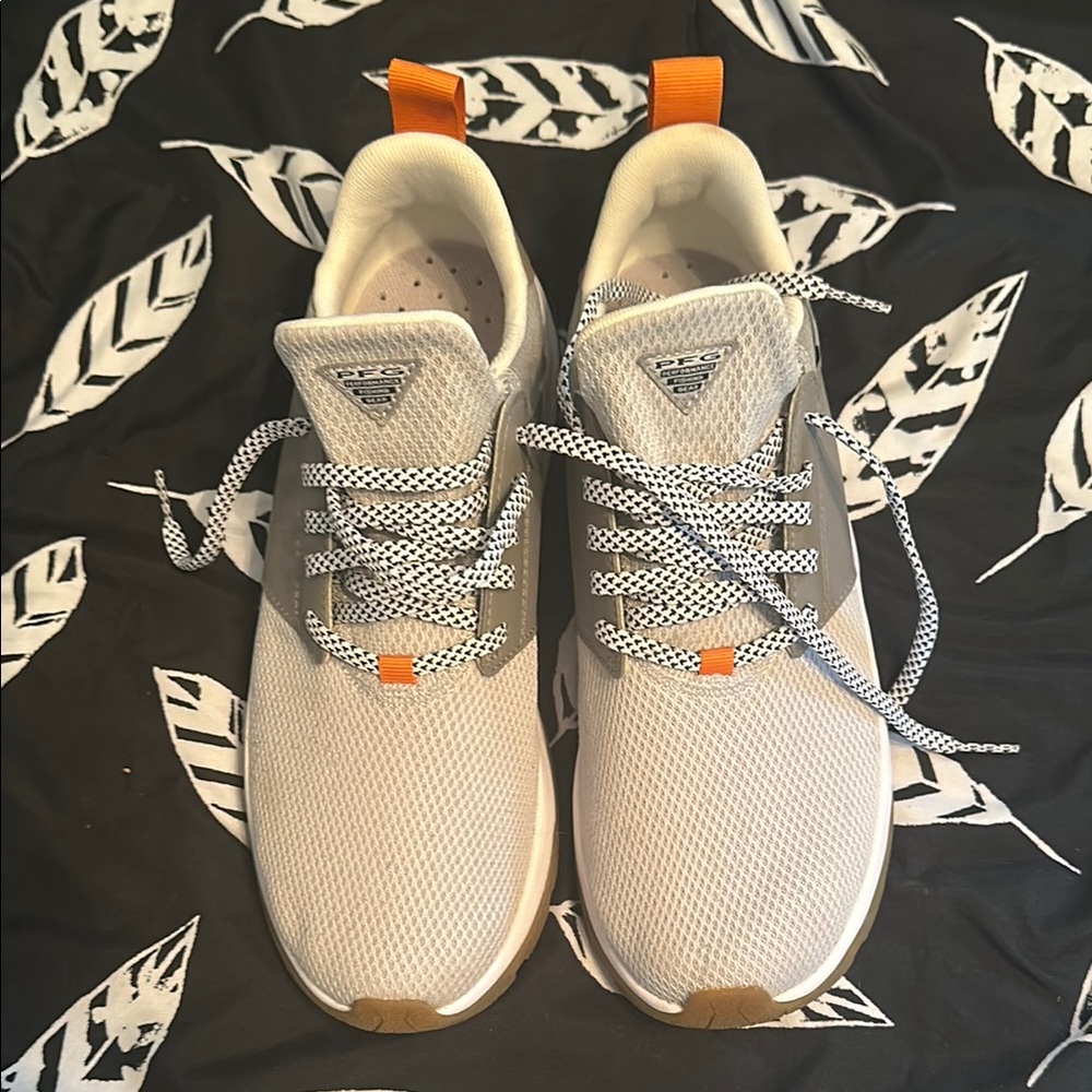Columbia White and Gray Athletic Shoes